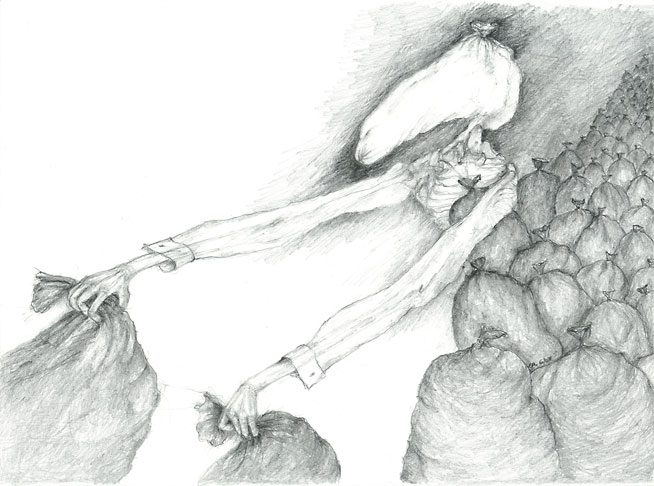 Veronika Caramanos, Gier