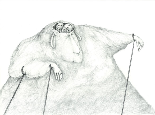 Veronika Caramanos, Tr&auml;gheit